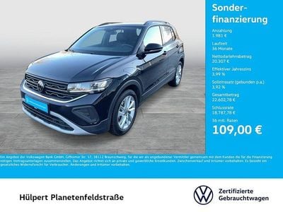 Gebraucht VW T-Cross Goal 116 PS (85 kW) 2025 Schwarz SUV