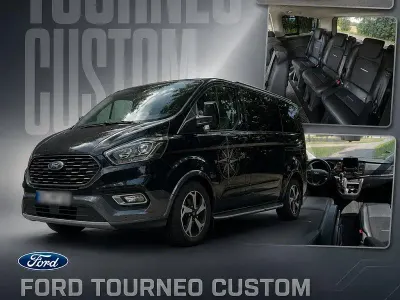 Gebraucht Ford Tourneo Custom 170 PS (125 kW) 2023 Schwarz Van