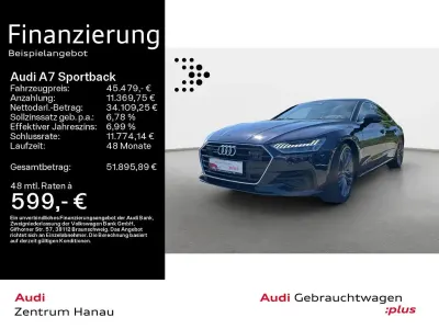 Gebraucht Audi A7 S-Line 265 PS (194 kW) 2023 Firmamentblau metallic Limousine