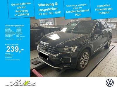 Brugt VW T-Roc Sportline 190 HK (139 kW) 2018 Sort SUV