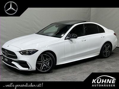 Weiß, Gebraucht 2024 Mercedes C200 Premium Limousine | 44.950 € (Teuer)