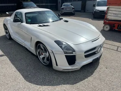 Gebraucht Mercedes SLS AMG AMG 571 PS (419 kW) 2012 Weiß Coupé