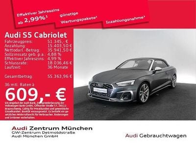 Gebraucht Audi S5 Cabriolet Ambiente 354 PS (260 kW) 2024 Daytonagrau perleffekt Cabrio