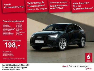 gebraucht Audi Q3 Sportback S line 35 TFSI Navi DAB