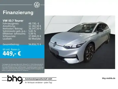 Gebraucht VW ID.7 Pro 210 kW (286 PS) 2025 Silber Kombi