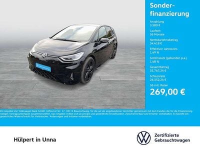 Gebraucht VW ID.3 GTX 239 kW (326 PS) 2024 Schwarz Kleinwagen