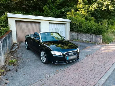Gebraucht Audi A4 Cabriolet S-Line 140 PS (102 kW) 2009 Schwarz Cabrio