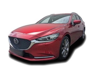 gebraucht Mazda 6 Kombi 2.0l Sports-Line AHK Nappaleder braun Bose Matrix-LED