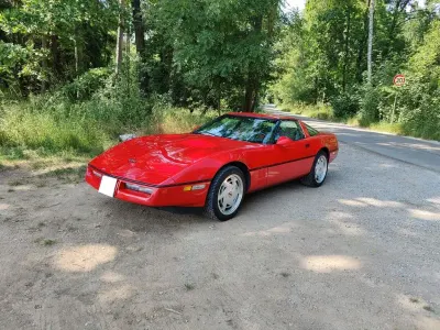 Gebraucht Corvette C4 247 PS (181 kW) 1989 Rot Coupé