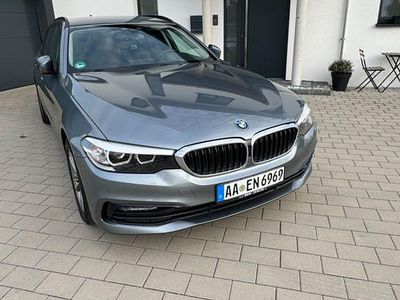 Second-hand BMW 520 Sport Line 190 CP (139 kW) 2018 Gri Break