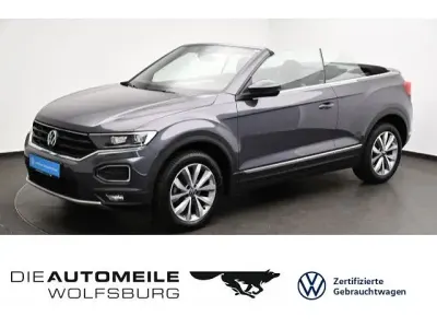 Gebraucht VW T-Roc Cabriolet Style 110 PS (80 kW) 2021 Rauchgrau metallic Cabrio
