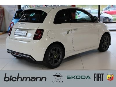 gebraucht Abarth 500e KlimaAT Navi PDC DAB LED Spurhalteass. Notbremsass. Alu Freisprech USB teilb.Rücksb