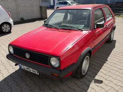 Brugt VW Golf II 90 HK (66 kW) 1989 Rød Hatchback