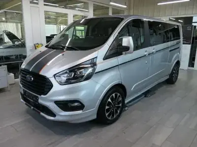 Brugt Ford Tourneo Custom Titanium 170 HK (125 kW) 2019 Sølv Van