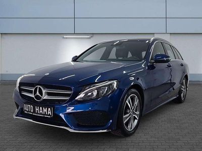 Gebraucht Mercedes C180 AMG line 156 PS (114 kW) 2017 Blau Limousine