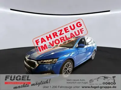Gebraucht Skoda Octavia Clever 150 PS (110 kW) 2021 Raceblau metallic Kombi