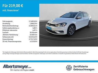 Usata VW Golf VII United 116 CV (85 kW) 2020 Bianco Station wagon