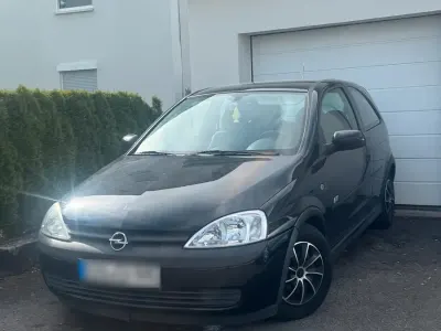 Gebraucht Opel Corsa 75 PS (55 kW) 2001 Schwarz Kleinwagen