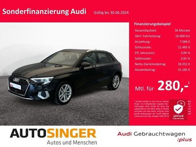 gebraucht Audi A3 Sportback advanced 35 TDI S tronic *AHK*NAVI*