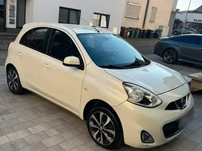 Gebraucht Nissan Micra 80 PS (58 kW) 2014 Weiß Kleinwagen