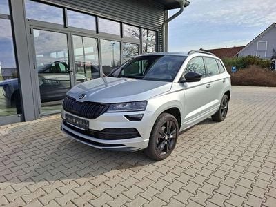 Gebraucht Skoda Karoq SportLine 150 PS (110 kW) 2020 Brilliantsilber metallic SUV
