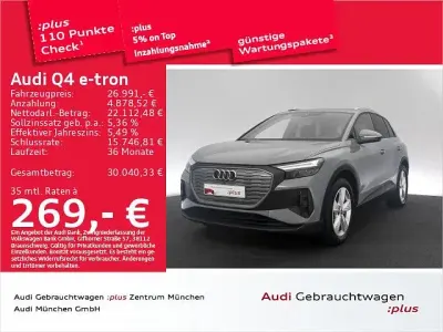 Gebraucht Audi Q4 e-tron Comfort 125 kW (170 PS) 2023 Kieselgrau SUV