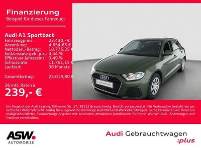 Distriktgrün metallic Gebraucht 2025 Audi A1 Sportback Advanced Plus Kleinwagen | 23.430 € (Fairer Preis)