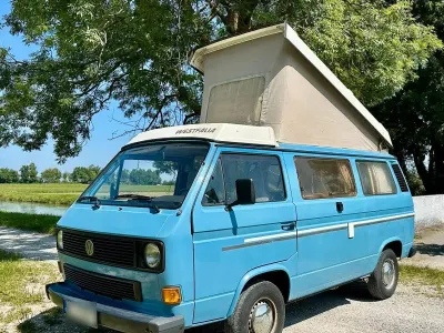 Gebraucht VW T3 77 PS (56 kW) 1988 Blau Van