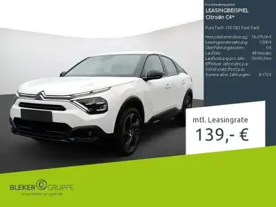 Gebraucht Citroën C4 Feel 131 PS (96 kW) 2023 Weiß Limousine
