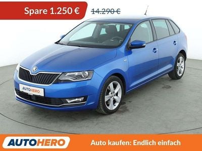 Modra race/race blue Gebraucht 2017 Skoda Rapid Clever Limousine | 13.040 € (Fairer Preis)