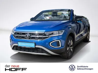 Gebraucht VW T-Roc Cabriolet Goal 116 PS (85 kW) 2025 Ravennablau metallic schwarz Cabrio