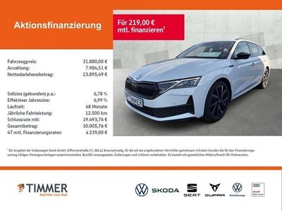 Gebraucht Skoda Octavia SportLine 150 PS (110 kW) 2025 Moon weiss metallic Kombi