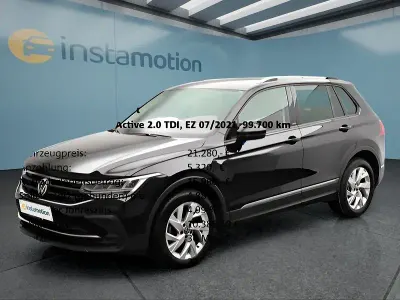 Używany VW Tiguan 122 KM (89 kW) 2021 Czarny SUV