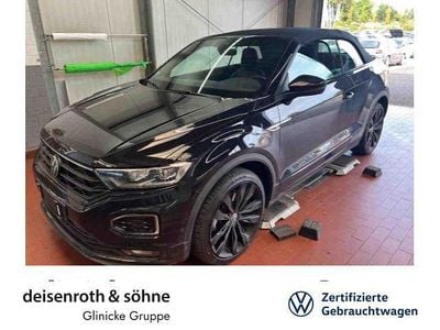 Gebraucht VW T-Roc Cabriolet R-line 150 PS (110 kW) 2021 Deep black perleffekt Cabrio