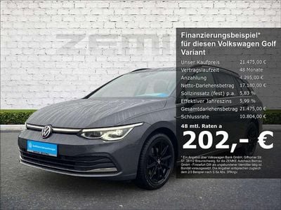 Delfingrau metallic Gebraucht 2021 VW Golf VIII Style Kombi | 21.475 € (Guter Preis)