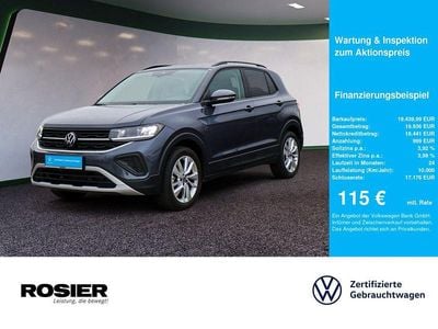 Gebraucht VW T-Cross Life 95 PS (69 kW) 2024 Grau SUV