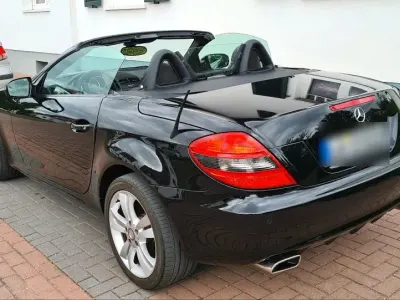 Gebraucht Mercedes SLK200 2009 Schwarz Cabrio