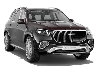 Gebraucht Mercedes GLS600 Maybach 557 PS (409 kW) 2024 C21 obsidanschwarz/rubellitrot SUV