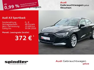 Gebraucht Audi A3 Advanced Plus 204 PS (150 kW) 2025 Mythosschwarz metallic Limousine