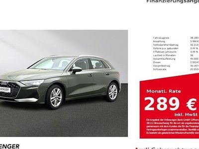 Begagnad Audi A3 Advanced 204 HK (150 kW) 2025 Grön Sedan