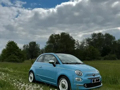 Brugt Fiat 500C 69 HK (50 kW) 2019 Blå Cabriolet