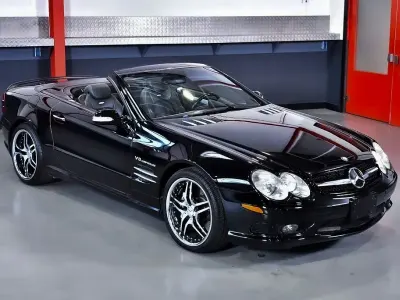 Gebraucht Mercedes SL55 AMG AMG 500 PS (367 kW) 2003 Schwarz Cabrio