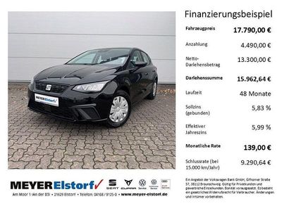 Neu Seat Ibiza Reference 80 PS (58 kW) 2025 Schwarz Limousine