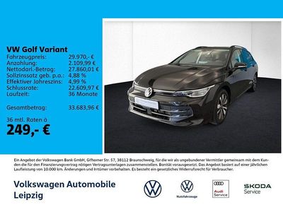 Gebraucht VW Golf VIII Goal 150 PS (110 kW) 2025 Schwarz Kombi