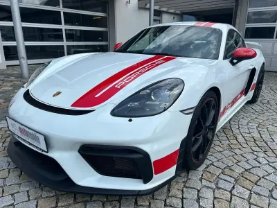 Occasion Porsche 718 Cayman GT4 Edition 420 PK (308 kW) 2020 Wit Coupé