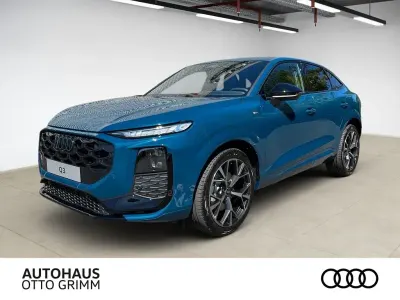 Neu Audi Q3 Sportback Sport 204 PS (150 kW) 2026 Blau SUV