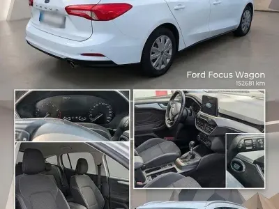 Gebraucht Ford Focus Active 125 PS (91 kW) 2019 Weiß Kombi