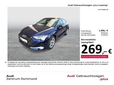 Navarrablau metallic Gebraucht 2025 Audi A3 Advanced Limousine | 31.888 € (Superpreis)