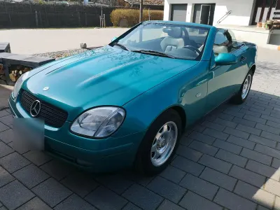 Gebraucht Mercedes SLK200 136 PS (100 kW) 1997 Grün Cabrio