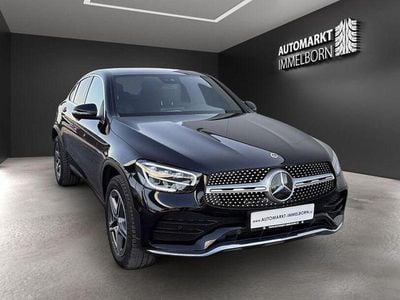 Occasion Mercedes GLC300e AMG 320 PK (235 kW) 2021 Zwart Coupé